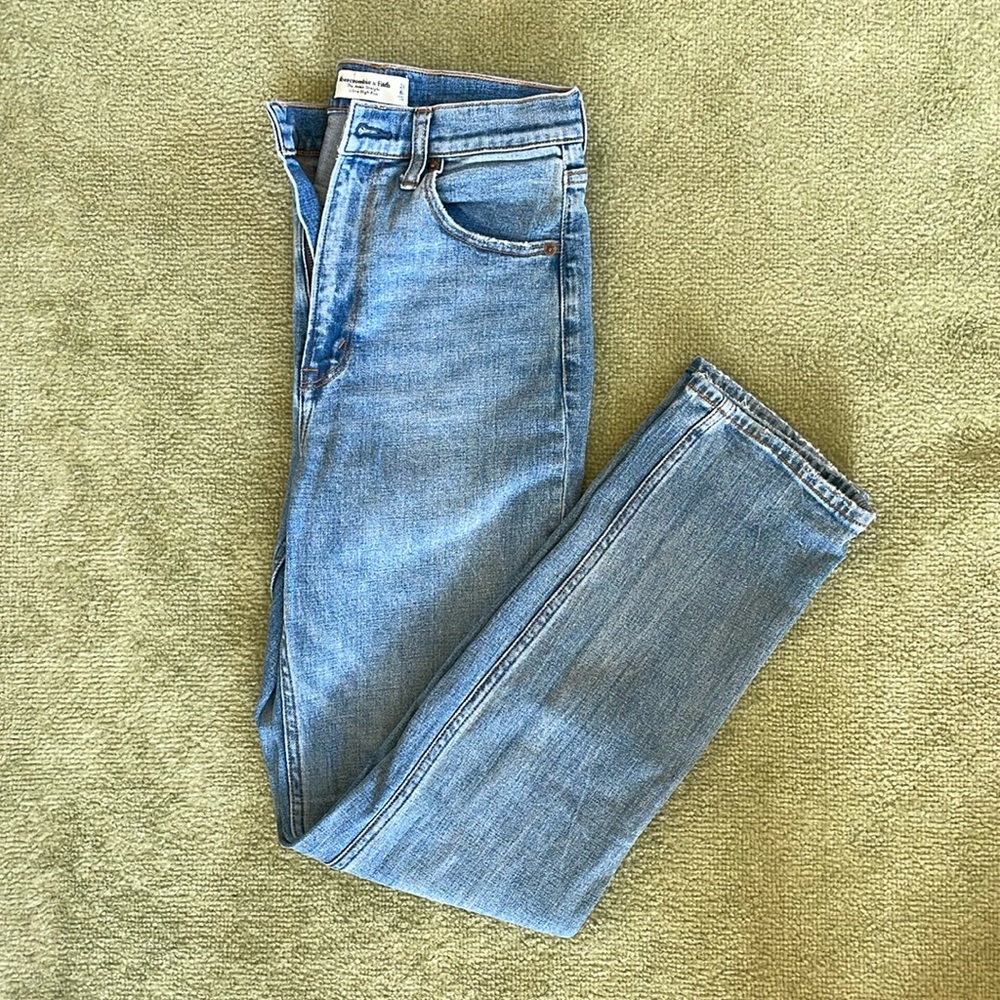 Abercrombie The Ankle Straight jeans (extra long)